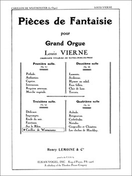 Carillon De Westminster by Vierne for Organ Solo
