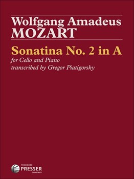 Sonatina No. 2 In A Major by Mozart Wolfgang Amadeus - Piatigorsky Gregor - for