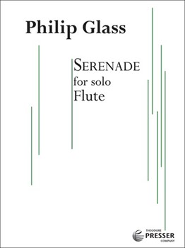 Serenade For Solo Flute by Glass Philip for Flute Solo