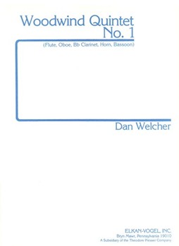 Woodwind Quintet No. 1 by Welcher Dan for