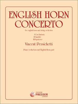 Concerto For English Horn by Persichetti Vincent for English Horn Solo