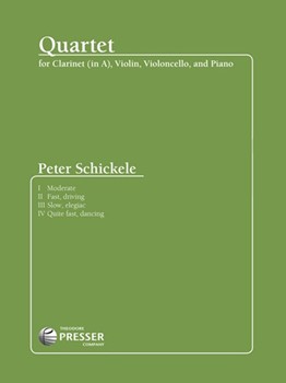 Quartet by Schickele P Peter Schickele for Clarinet w/str