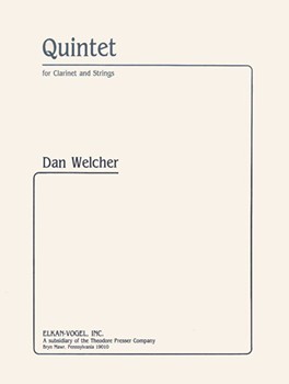 Quintet by Welcher Dan for Clarinet w/str