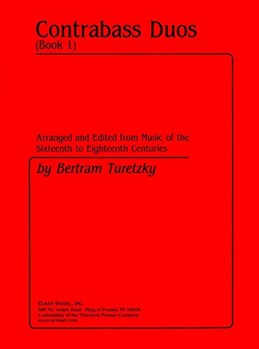 Duos Book 1 by Turetzky Bertram - Turetzky Bertram - Turetzky Bertram for String Bass Duet