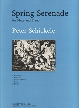 Spring Serenade for Flute and Piano by Schickele Peter for