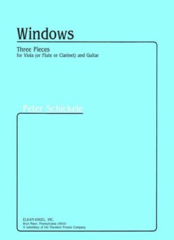 Windows for Viola (or Flute or Clarinet) and Guitar by Schickele Peter for
