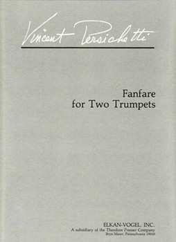 Fanfare For 2 Trumpets by Persichetti Vincent for Trumpet Duet