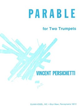Parable 25 For 2 Trumpets Opus 164 by Persichetti Vincent for Trumpet Duet
