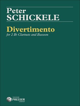 Divertimento by Schickele P Schickele Peter for Woodwind Trio