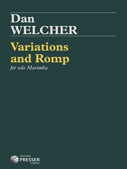 Variations And Romp by Welcher Dan for Marimba