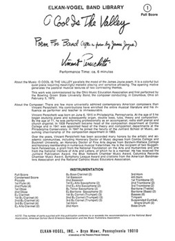 O Cool Is The Valley (Poem for Band) by Persichetti Vincent for