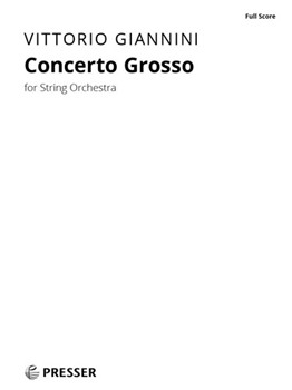 Concerto Grosso by Giannini Vittorio for Full Score