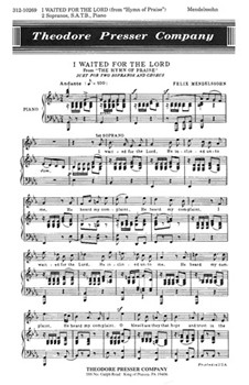 I Waited for the Lord by Mendelssohn Felix for