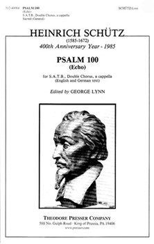 Psalm 100 by Schutz - Lynn George - Anonymous Henry Dri for SATB