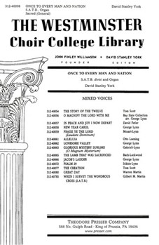 Once To Every Man & Nation by York D for SATB and Piano