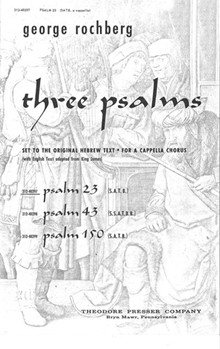 Psalm 23 by Rochberg George for SATB
