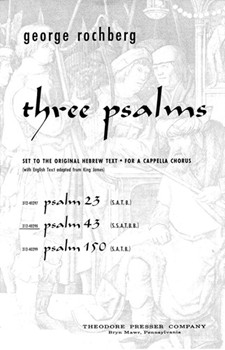 Pslm 43 For S.S.A.T.B.B. A Cappella - Set To The Original Hebrew Text (With English Text Adapted Fr by Rochberg George for