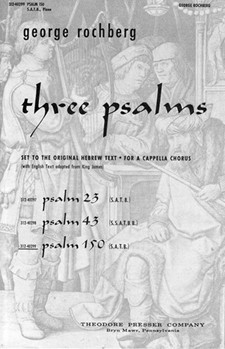 Psalm 150 For Satb Divisi A Cappella - Set To The Original Hebrew Text for A Cappella Chorus (Wit by Rochberg George for