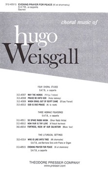 Evening Prayer for Peace Kiel shomrenu - S.A.T.B. a cappella by Weisgall Hugo Anonymous for