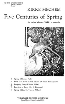 3. Laughing Song by Mechem Kirke William Blake for SATB a cappella