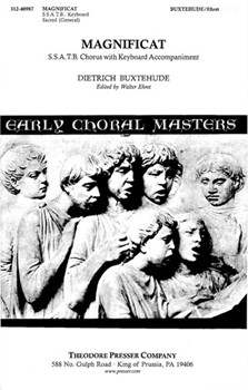 Magnificat S.S.A.T.B. Chorus with Keyboard Accompaniment by Buxtehude Dietrich for