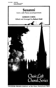 Susanni S.S.A. With Piano Accompaniment by Anonymous - Field Robert - for
