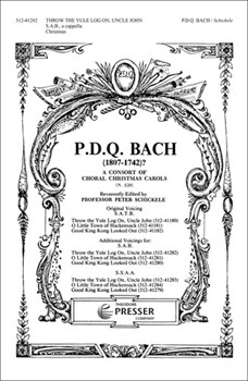 Throw The Yule Log On Uncle John by Bach P.D.Q. - Schickele Peter - for SAB a cappella