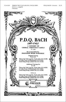 Throw The Yule Log On Uncle John by Bach P.D.Q. - Schickele Peter - for SSAA