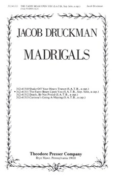 The Faery Meab Upon You S.A.T.B. Soprano Solo A Cappella by Druckman Jacob Jonson Benjamin for