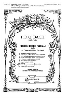 Farewell Ungrateful Traitor by Bach P.D.Q. - Schickele Peter - for SATB and Piano