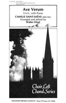 Ave Verum by Saint-Saens Camille - Ehret Walter - for