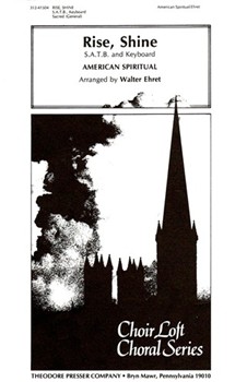 Rise Shine Satb Keyboard by Anonymous - Ehret Walter - for