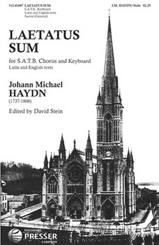 Laetatus Sum by Haydn Michael - Stein - Anonymous for SATB