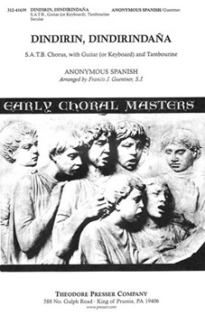 Dindirin Dindirindana by Anonymous - Guentner - Francis J. Guentner for SATB