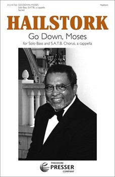 Go Down Moses by Spiritual - Hailstork Adolphus - for SATB