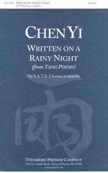 Written On A Rainy Night by Chen Yi Li Shangyin for SATB a cappella