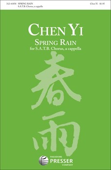 Spring Rain by Yi Chen Du Fu for SATB