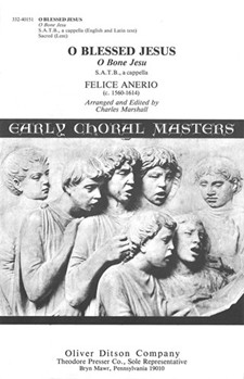 O Blessed Jesus by Anerio - Marshall - for SATB