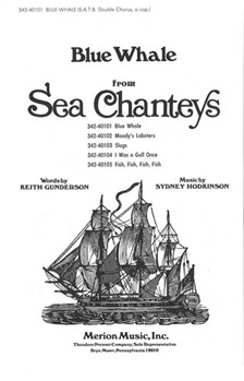 Blue Whale S.A.T.B. Double Chorus A Cappella by Hodkinson Sydney for