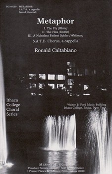 Metaphor S.A.T.B. Chorus A Cappella by Caltabiano Ronald Blake William Don for