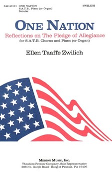 One Nation by Zwilich Ellen Taaff Lamont Erik for SATB