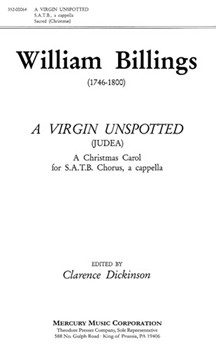 Virgin Unspotted by Various for SATB (Anonymous William B)