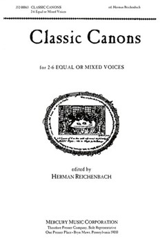 Classic Canons For 2-6 Equal Or Mixed Voices by Byrd William for