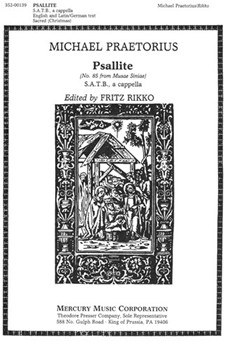 Psallite by Praetorius - Rikko F - Anonymous for SATB