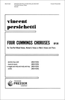 Maggie & Milly & Molly & May by Persichetti Vincent cummings e e for 2-Part