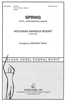 Spring by Mozart Wolfgang Amadeus - Track Gerhard - Hanna Drott for SSA