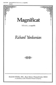 Magnificat S.S.A.A. A Cappella by Yardumian Richard Anonymous for