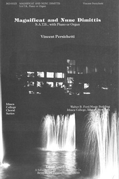 Magnificat and Nune Dimittis S.A.T.B. With Piano Or Organ by Persichetti Vincent Anonymous for