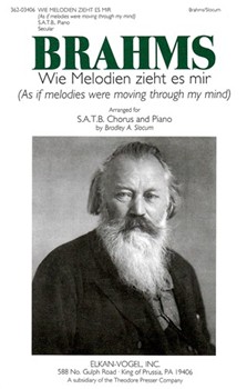 Wie Melodien Zieht Es Mir by Brahms Johannes - Slocum E - Klaus Groth for SATB