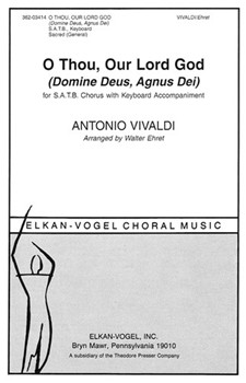 O Thou Our Lord God Domine Deus Agnus Dei by Vivaldi Antonio Lucio - Ehret Walter - for
